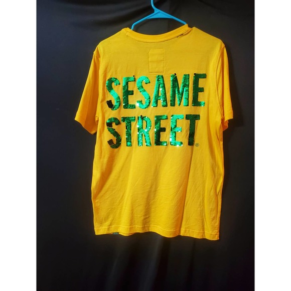 Kryptic Oscar The Grouch Sequin Tshirt,  Medium - Picture 3 of 6